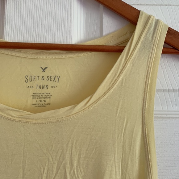 SOLD AE Soft & Sexy Tank, Twisted Collar Design - Picture 1 of 7